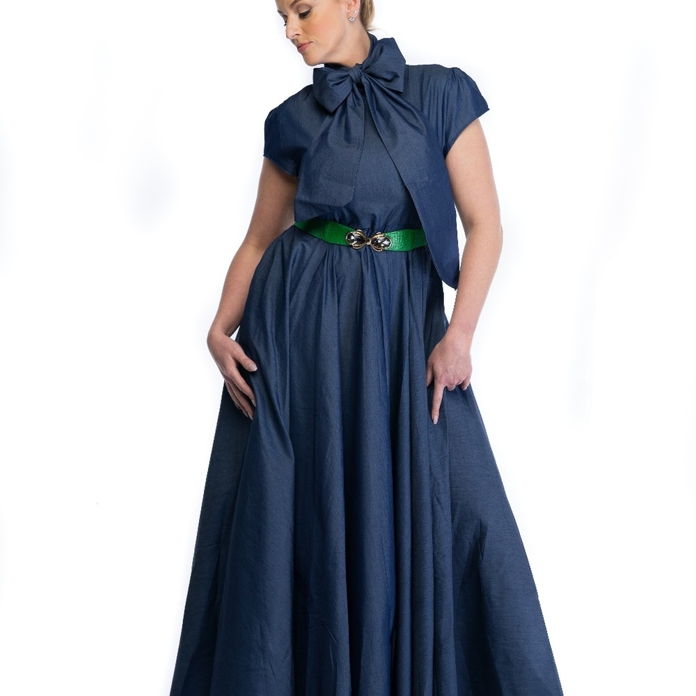 Denim Maxi Dress